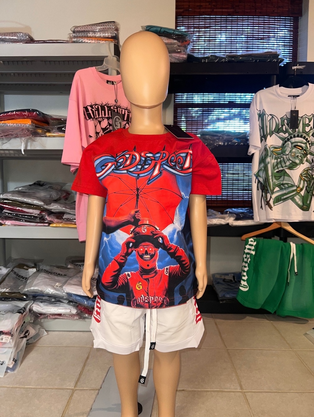 Kids Godspeed shirt/short set 14-15T